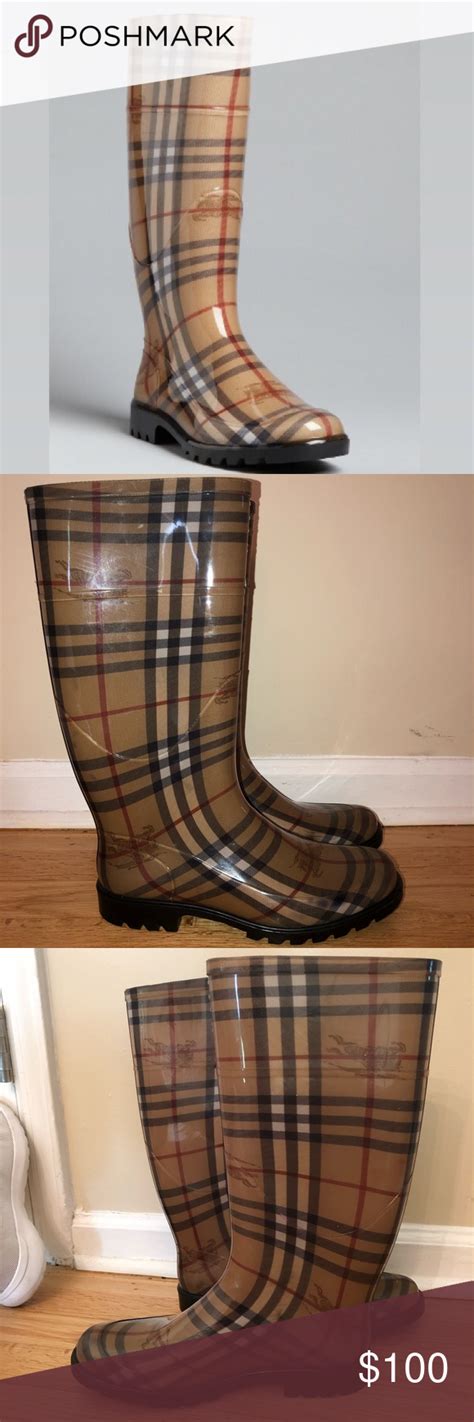 burberry rain.boots|authentic Burberry rain boots.